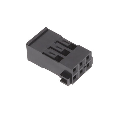 68105-002LF by Amphenol ICC (FCI) - CONNECTOR RECPT HSG 6POS 2.54MM