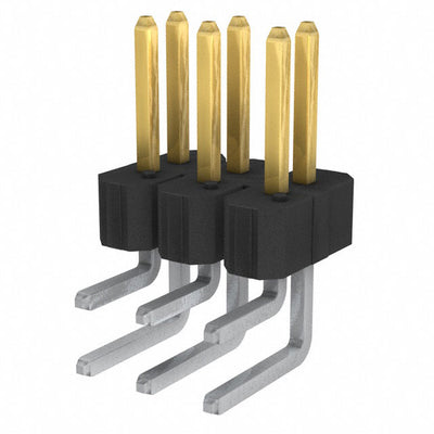 68405-206HLF by Amphenol ICC (FCI) - CONNECTOR HEADER R/A 6POS 2.54MM