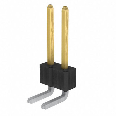 68423-102HLF by Amphenol ICC (FCI) - CONNECTOR HEADER R/A 2POS 2.54MM
