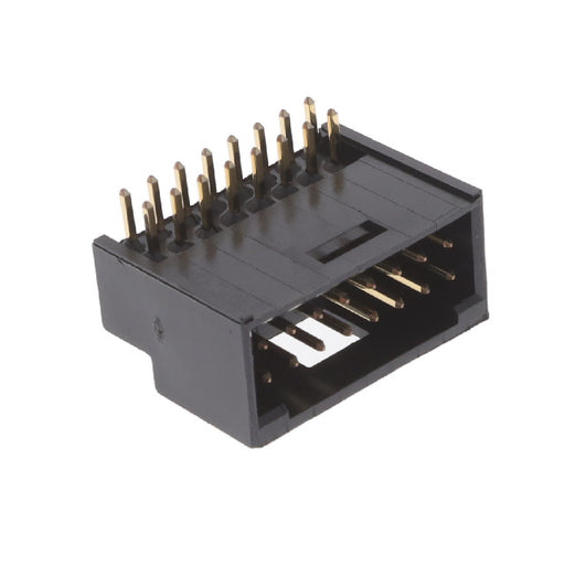 68668-006LF by Amphenol ICC (FCI) - CONNECTOR HEADER R/A 16POS 2.54MM