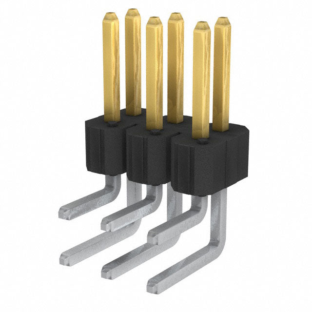 68697-206H by Amphenol ICC (FCI) - CONNECTOR HEADER R/A 6POS 2.54MM