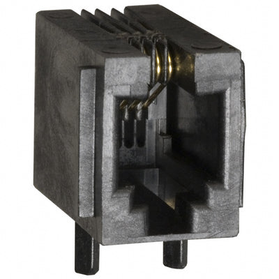 68897-001 by Amphenol ICC (FCI) - CONNECTOR MOD JACK 4P4C R/A UNSHLD