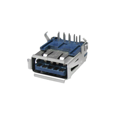 692121030100 by Wurth Elektronik - CONNECTOR RECPT USB3.0 TYPEA 9POS R/A
