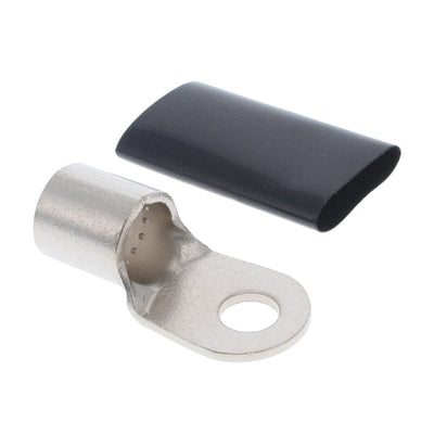 696650-1 by TE Connectivity AMP Connectors - CONNECTOR RING FLAT 2/0AWG #3/8 CRIMP