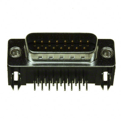 6E17C-015P-AJ-121 by Amphenol ICC (Commercial Products) - CONNECTOR D-SUB PLUG 15POS R/A SLDR