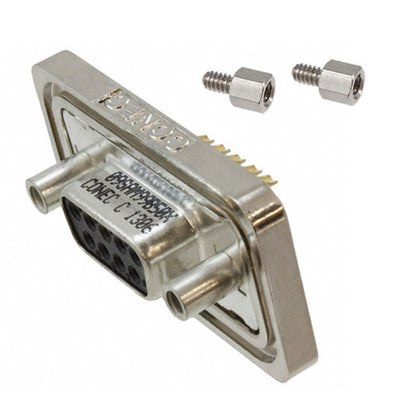 6STD09SAM99B50X by Conec - CONNECTOR D-SUB RCPT 9POS PNL MNT
