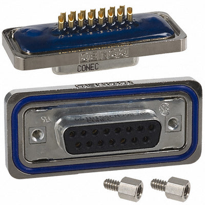 6STD15SCM99B30X by Conec - CONNECTOR D-SUB RCPT 15POS PNL MNT