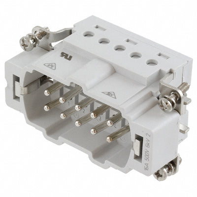7-1103636-1 by TE Connectivity AMP Connectors - INSERT MALE 10POS+1GND CLAMP