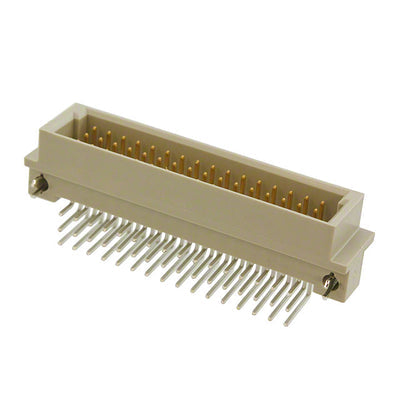 7-1393644-4 by TE Connectivity AMP Connectors - CONNECTOR DIN PLUG 48POS PCB RA GOLD