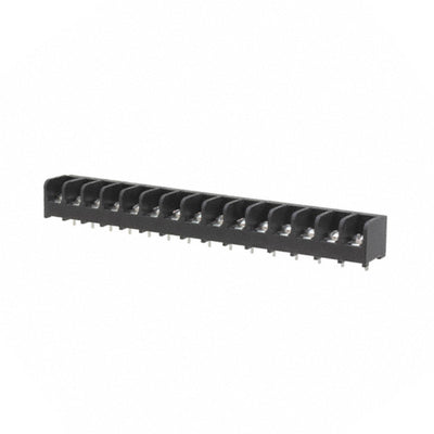 7-1437653-6 by TE Connectivity AMP Connectors - CONNECTOR BARRIER STRP 15CIRC 0.375