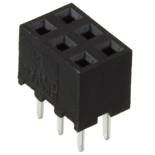 7-1734506-6 by TE Connectivity AMP Connectors - CONNECTOR RECPT 6POS 0.079 GOLD PCB