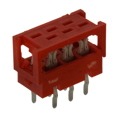 215570-6 by TE Connectivity AMP Connectors - CONNECTOR DIP HDR IDC 6POS 28AWG PCB