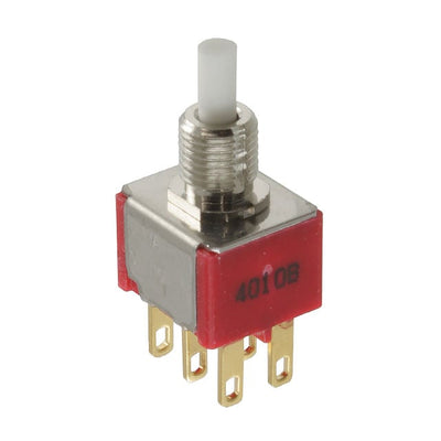700DP7B10M1RE by E-Switch - PUSH SWITCH DPDT 0.4VA 20V
