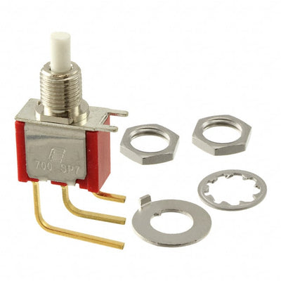 700SP7B10M7RE by E-Switch - PUSH SWITCH BUTTON SPDT 0.4VA 20V