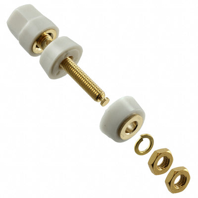 7023 by Keystone Electronics - CONNECTOR BIND POST HEX WHITE