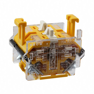 704.900.3 by EAO - CONTACT BLOCK DPST-NO 10A 500V