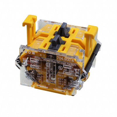 704.900.4 by EAO - CONTACT BLOCK DPST-NC 10A 500V
