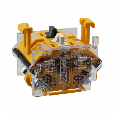 704.900.5 by EAO - CONTACT BLK DPST-NO/NC 10A 500V
