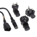 705-701-KIT-RA-INT-R by GlobTek, Inc. - CORD 18AWG IEC320-IEC320 6.56