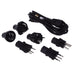 705-712-KIT6(R) by GlobTek, Inc. - CORD 18AWG IEC 320/C14-C5 6.56