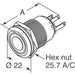 MPI002/28/WH by Bulgin - PUSH SWITCH SPST-NO 0.05A 24V