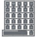 70B00103 by Storm Interface - KEYPAD KEYTOP LEG SET B NONILLUM