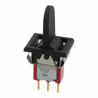 7107J91CGE22 by C&K - ROCKER SWITCH SPDT 5A 120V