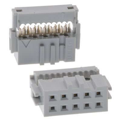 71600-110LF by Amphenol ICC (FCI) - CONNECTOR RECPT 10P IDC 28-30AWG GOLD