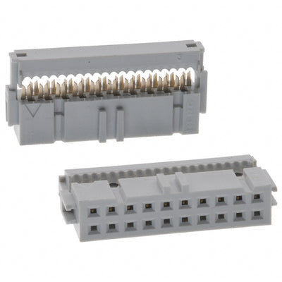 71600-120LF by Amphenol ICC (FCI) - CONNECTOR RECPT 20P IDC 28-30AWG GOLD