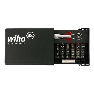 71988 by Wiha - BIT SET HEX ASSORTED W/CASE 39PC
