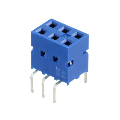 71991-803LF by Amphenol ICC (FCI) - CONNECTOR RECPT 6POS 0.1 GOLD PCB