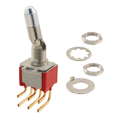 7201K2ABE by C&K - SWITCH TOGGLE DPDT 0.4VA 20V