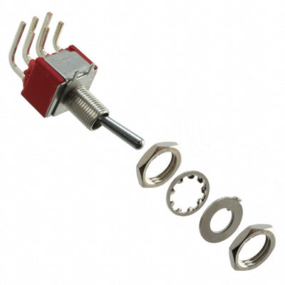 7201MPYABE by C&K - SWITCH TOGGLE DPDT 0.4VA 20V