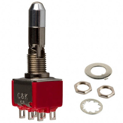 7201K12ZQI by C&K - SWITCH TOGGLE DPDT 5A 120V