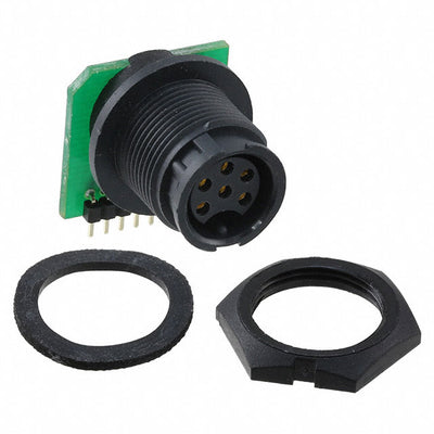7261-6SG-300 by Conxall/Switchcraft - CONNECTOR RECPT FMALE 6POS GOLD SOLDER