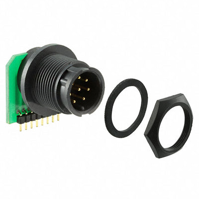 7261-8PG-300 by Conxall/Switchcraft - CONNECTOR RECPT MALE 8POS GOLD SOLDER