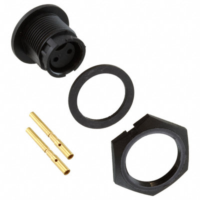 7280-2SG-300 by Conxall/Switchcraft - CONNECTOR RECPT FMALE 2POS GOLD CRIMP