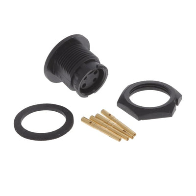 7280-4SG-300 by Conxall/Switchcraft - CONNECTOR RECPT FMALE 4POS GOLD CRIMP