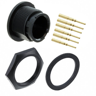 7280-6PG-300 by Conxall/Switchcraft - CONNECTOR RECPT MALE 6POS GOLD CRIMP