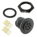 7280-8PG-300 by Conxall/Switchcraft - CONNECTOR RECPT MALE 8POS GOLD CRIMP