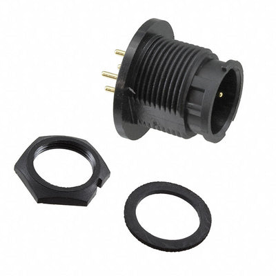 7281-4PG-300 by Conxall/Switchcraft - CONNECTOR RECPT MALE 4POS GOLD SOLDER