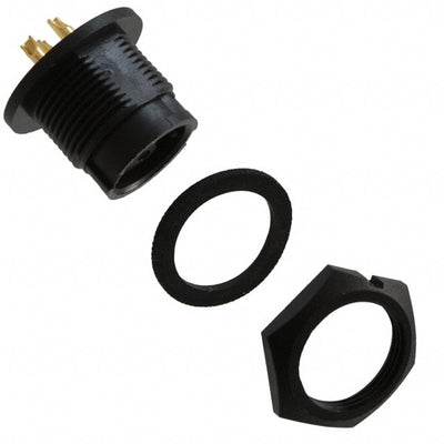 7282-3SG-3ES by Conxall/Switchcraft - CONNECTOR RECPT FMALE 3P GOLD SLDR CUP