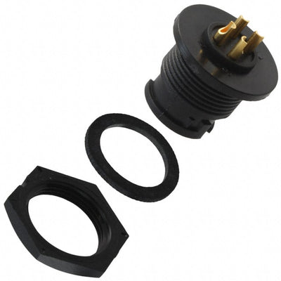 7382-4PG-3ES by Conxall/Switchcraft - CONNECTOR RECPT MALE 4P GOLD SLDR CUP