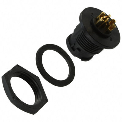 7282-6PG-300 by Conxall/Switchcraft - CONNECTOR RECPT MALE 6P GOLD SLDR CUP