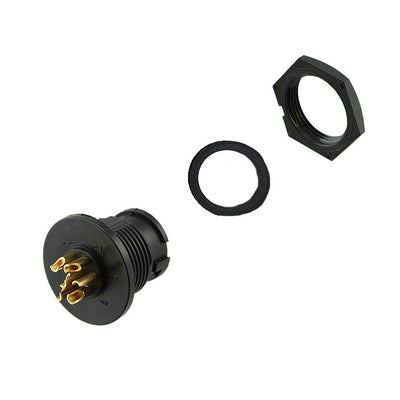 7282-6SG-300 by Conxall/Switchcraft - CONNECTOR RECPT FMALE 6P GOLD SLDR CUP