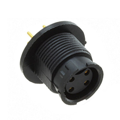 7291-4SG-300 by Conxall/Switchcraft - CONNECTOR RECPT FMALE 4POS GOLD SOLDER