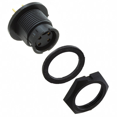 7291-4SG-3ES by Conxall/Switchcraft - CONNECTOR RECPT FMALE 4POS GOLD SOLDER
