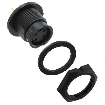 7281-4SG-300 by Conxall/Switchcraft - CONNECTOR RECPT FMALE 4POS GOLD SOLDER