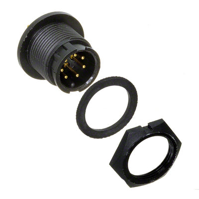7281-7PG-300 by Conxall/Switchcraft - CONNECTOR RECPT MALE 7POS GOLD SOLDER