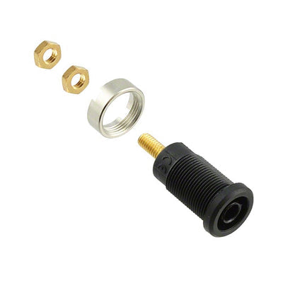 72912-0 by Pomona Electronics - CONNECTOR BANANA JACK THRD BLACK
